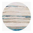 Modern European furniture - Viscose Wool Blend Round Carpet - www.oroatrade.com