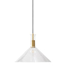 Hospitality furniture - Conical Clear Glass Pendant Lamp - www.oroatrade.com