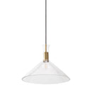 Hospitality furniture - Conical Clear Glass Pendant Lamp - www.oroatrade.com