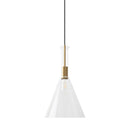 Hospitality furniture - Conical Clear Glass Pendant Lamp - www.oroatrade.com