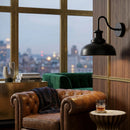 Contract furniture - Black Metal Wall Lamp - www.oroatrade.com