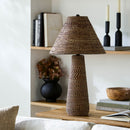 Modern European furniture - Rattan Wrapped Table Lamp - www.oroatrade.com