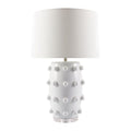 Modern European furniture - Orb Studded Ceramic Table Lamp - www.oroatrade.com