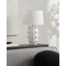 Modern European furniture - Orb Studded Ceramic Table Lamp - www.oroatrade.com