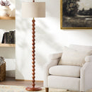Hospitality furniture - Hand-painted Wood Accent Floor Lamp - www.oroatrade.com