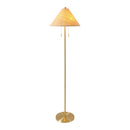 Contract furniture - Rattan Empire Shade Floor Lamp - www.oroatrade.com