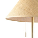 Contract furniture - Rattan Empire Shade Floor Lamp - www.oroatrade.com
