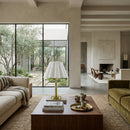 Modern European furniture - Iron Base Linen Table Lamp - www.oroatrade.com
