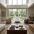 Modern European furniture - Iron Base Linen Table Lamp - www.oroatrade.com