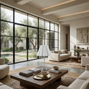 Modern European furniture - Iron Base Linen Table Lamp - www.oroatrade.com