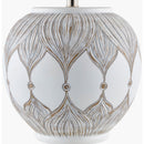 Contract furniture - White Painted Accent Table Lamp - www.oroatrade.com