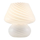 Modern European furniture - Painted White Glass Table Lamp - www.oroatrade.com