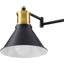 Contract furniture - Black Metal Conical Wall Lamp - www.oroatrade.com