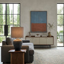 Hospitality furniture - Gray Cement Accent Table Lamp - www.oroatrade.com