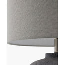 Hospitality furniture - Gray Cement Accent Table Lamp - www.oroatrade.com