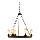 Contract furniture - Copper Ring 5-Light Chandelier - www.oroatrade.com