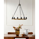 Contract furniture - Copper Ring 5-Light Chandelier - www.oroatrade.com
