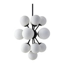 Hospitality furniture - Glass Globes 16-Light Chandelier - www.oroatrade.com