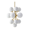 Hospitality furniture - Glass Globes 16-Light Chandelier - www.oroatrade.com