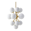 Hospitality furniture - Glass Globes 16-Light Chandelier - www.oroatrade.com