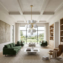 Hospitality furniture - Glass Globes 16-Light Chandelier - www.oroatrade.com