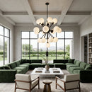 Hospitality furniture - Glass Globes 22-Light Chandelier - www.oroatrade.com