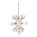 Hospitality furniture - Glass Globes 22-Light Chandelier - www.oroatrade.com