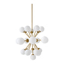 Hospitality furniture - Glass Globes 22-Light Chandelier - www.oroatrade.com