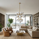Hospitality furniture - Glass Globes 22-Light Chandelier - www.oroatrade.com