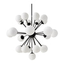 Hospitality furniture - Glass Globes 25-Light Chandelier - www.oroatrade.com