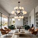 Hospitality furniture - Glass Globes 25-Light Chandelier - www.oroatrade.com