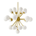 Hospitality furniture - Glass Globes 25-Light Chandelier - www.oroatrade.com