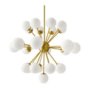 Hospitality furniture - Glass Globes 25-Light Chandelier - www.oroatrade.com