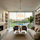 Modern European furniture - Glass Globes 7-Light Chandelier - www.oroatrade.com