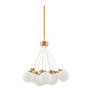 Modern European furniture - Glass Globes 11-Light Chandelier - www.oroatrade.com