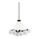 Hospitality furniture - Glass Globes 19-Light Chandelier - www.oroatrade.com
