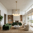 Hospitality furniture - Glass Globes 19-Light Chandelier - www.oroatrade.com