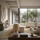 Modern European furniture - Organic Round Base Table Lamp - www.oroatrade.com