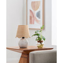 Modern European furniture - Organic Round Base Table Lamp - www.oroatrade.com