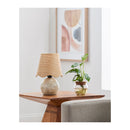 Modern European furniture - Organic Round Base Table Lamp - www.oroatrade.com