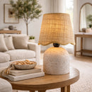 Modern European furniture - Organic Textured Base Table Lamp - www.oroatrade.com