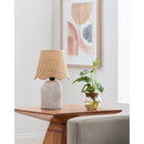 Modern European furniture - Organic Textured Base Table Lamp - www.oroatrade.com
