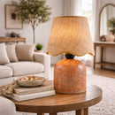 Modern European furniture - Organic Textured Base Table Lamp - www.oroatrade.com