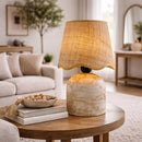 Modern European furniture - Organic Textured Base Table Lamp - www.oroatrade.com