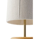 Contract furniture - White Jute Accent Table Lamp - www.oroatrade.com