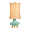 Hospitality furniture - Turquoise Base Accent Table Lamp - www.oroatrade.com
