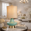 Hospitality furniture - Turquoise Base Accent Table Lamp - www.oroatrade.com