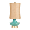 Hospitality furniture - Turquoise Base Accent Table Lamp - www.oroatrade.com