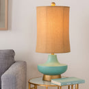 Hospitality furniture - Turquoise Base Accent Table Lamp - www.oroatrade.com