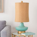 Hospitality furniture - Turquoise Base Accent Table Lamp - www.oroatrade.com